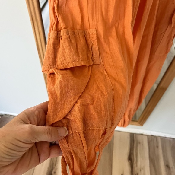 Jens pirate booty peach jumpsuit size S - Picture 3 of 8